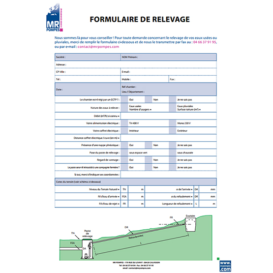 Formulaire RELEVAGE (PAGE 248)
